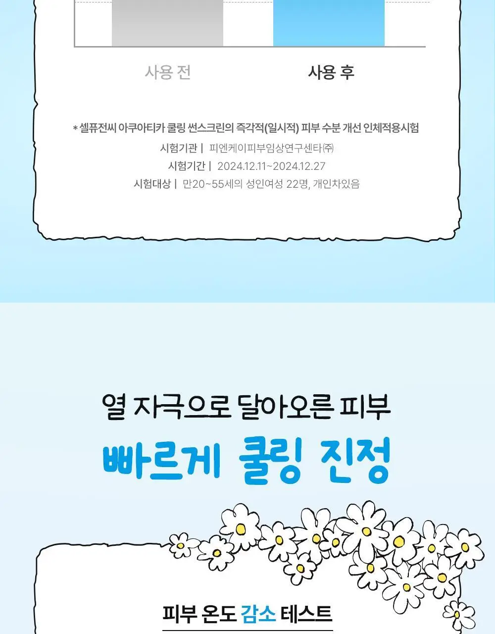 [수분밀착썬/조앤프렌즈 콜라보] 셀퓨전씨 아쿠아티카 쿨링 썬스크린 35ml 더블 기획 (+10ml+조앤프렌즈 캡 키링) 상세페이지 28